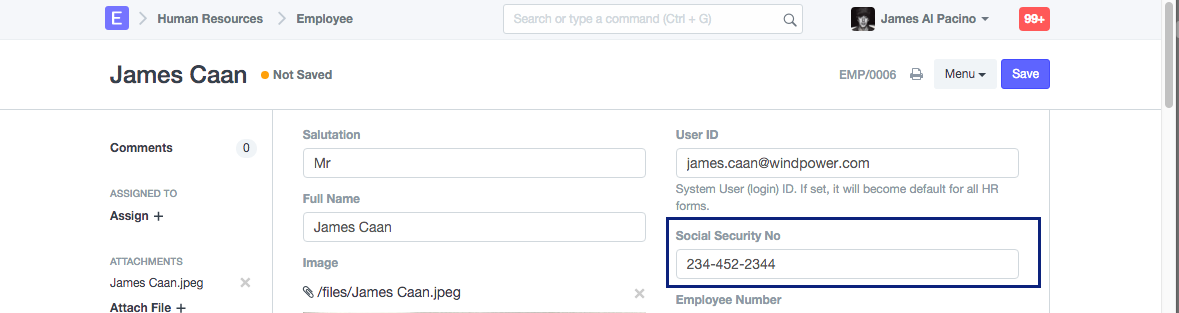 Select Document Type