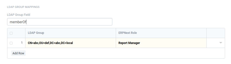 LDAP Group Mappings