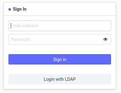 LOGIN via LDAP